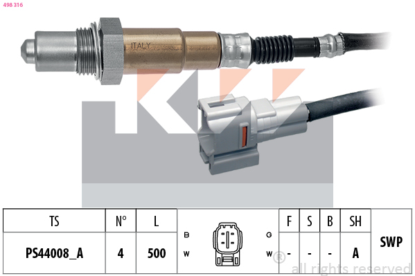 Lambda-sonde KW 498 316