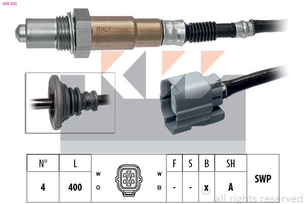 Lambda-sonde KW 498 320