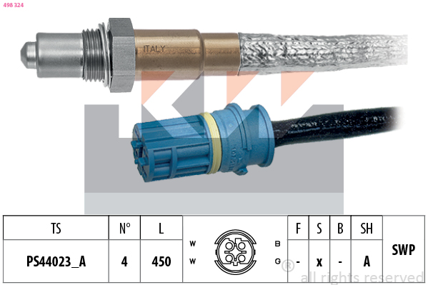 Lambda-sonde KW 498 324