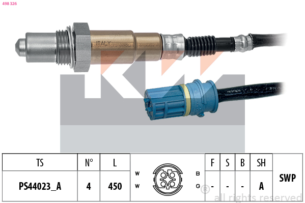 Lambda-sonde KW 498 326