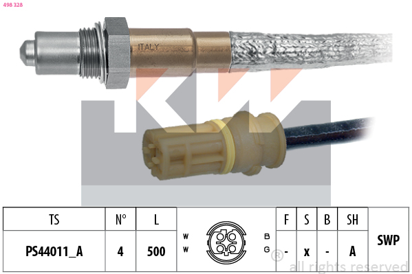 Lambda-sonde KW 498 328