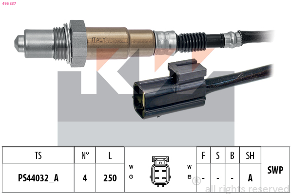 Lambda-sonde KW 498 337