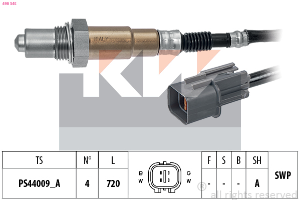 Lambda-sonde KW 498 345