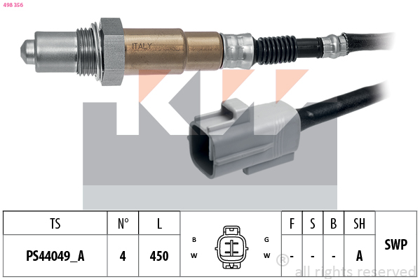 Lambda-sonde KW 498 356