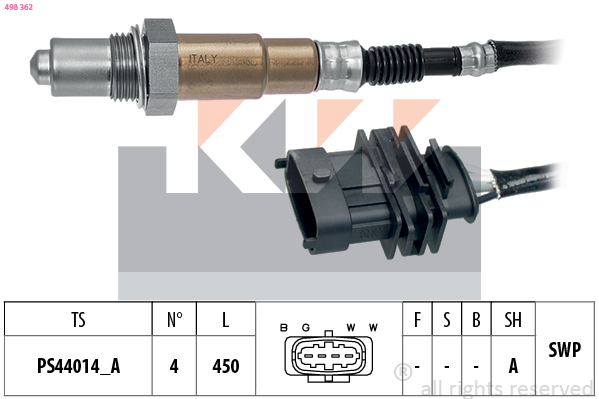 Lambda-sonde KW 498 362