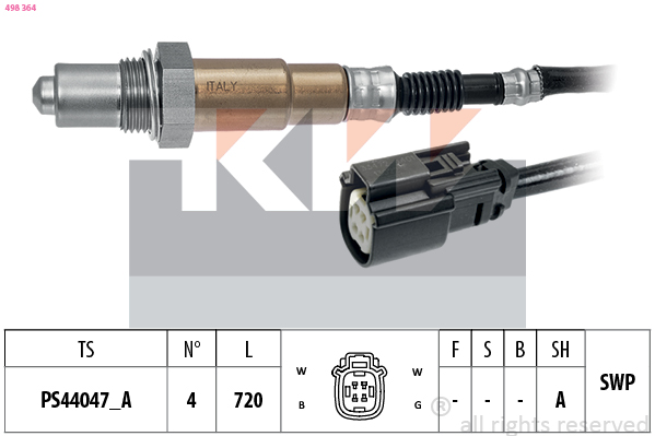 Lambda-sonde KW 498 364