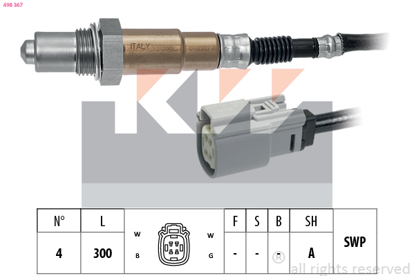 Lambda-sonde KW 498 367