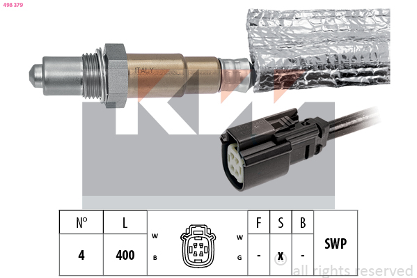 Lambda-sonde KW 498 379