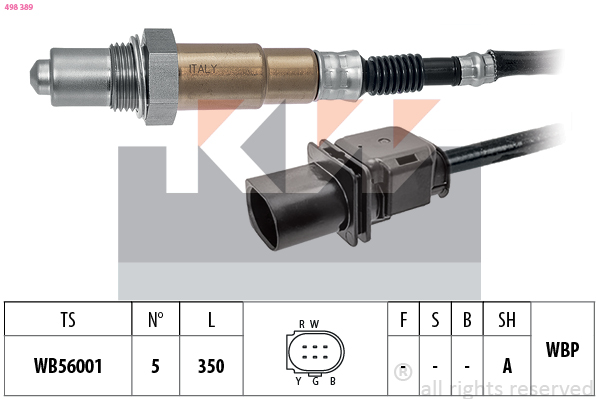 Lambda-sonde KW 498 389