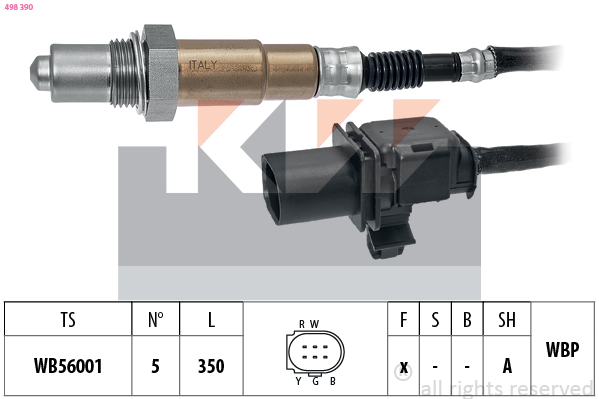 Lambda-sonde KW 498 390