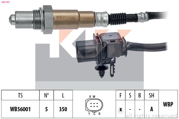 Lambda-sonde KW 498 391