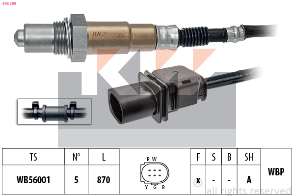 Lambda-sonde KW 498 398