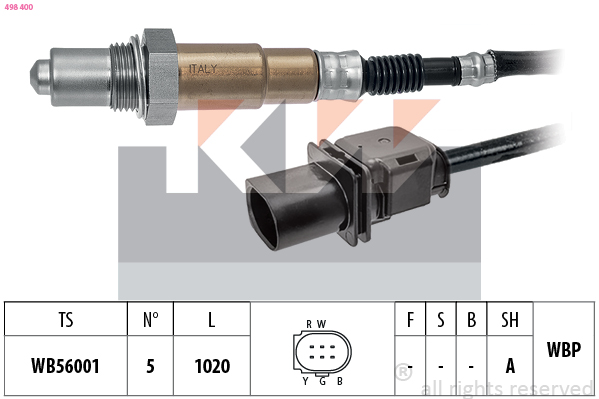 Lambda-sonde KW 498 400