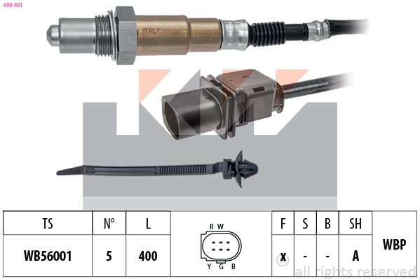 Lambda-sonde KW 498 401