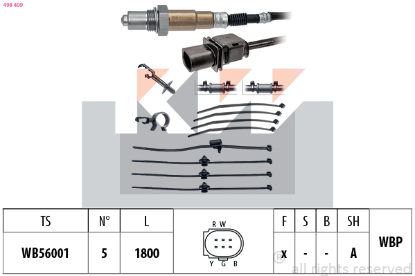 Lambda-sonde KW 498 409