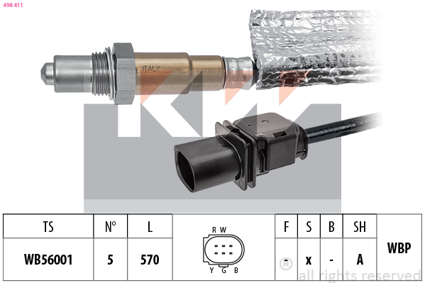 Lambda-sonde KW 498 411