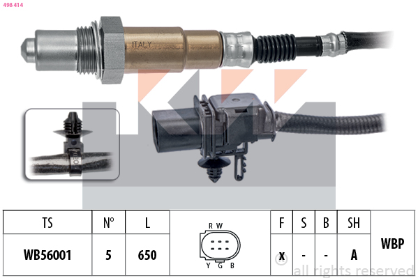 Lambda-sonde KW 498 414