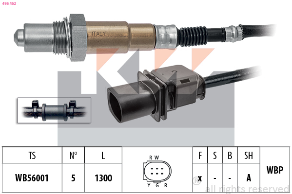 Lambda-sonde KW 498 462