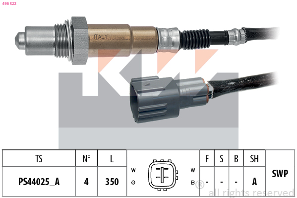 Lambda-sonde KW 498 522