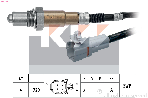 Lambda-sonde KW 498 526