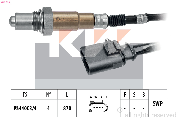 Lambda-sonde KW 498 535