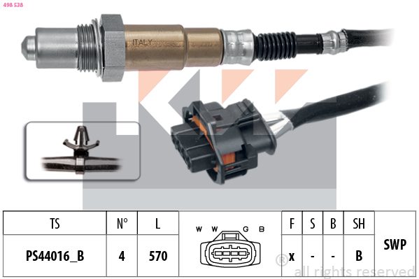 Lambda-sonde KW 498 538