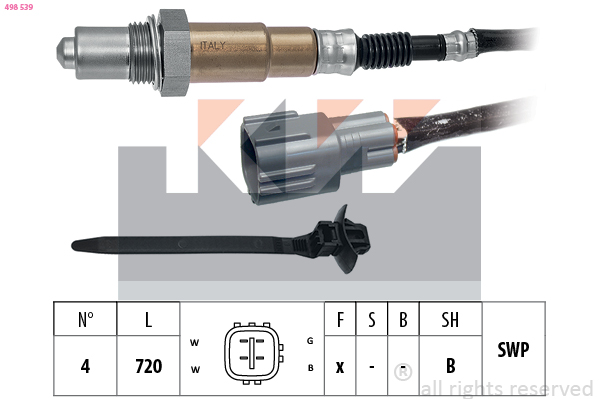 Lambda-sonde KW 498 539