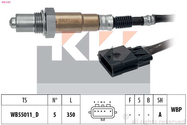 Lambda-sonde KW 498 540