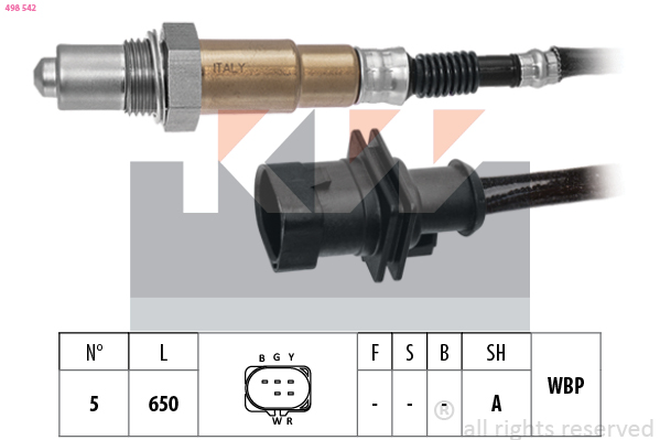 Lambda-sonde KW 498 542