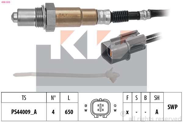 Lambda-sonde KW 498 550