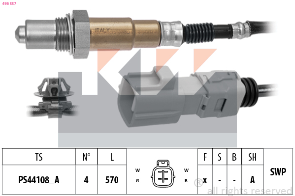 Lambda-sonde KW 498 557