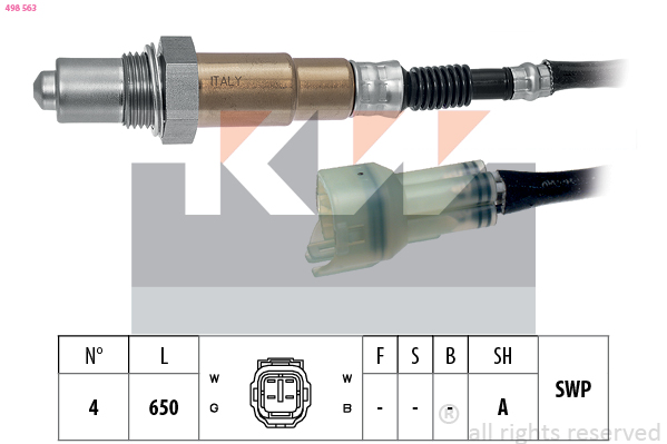 Lambda-sonde KW 498 563