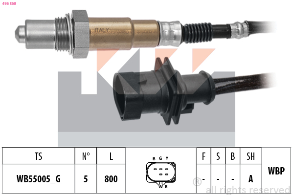 Lambda-sonde KW 498 568