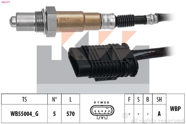 Lambda-sonde KW 498 571