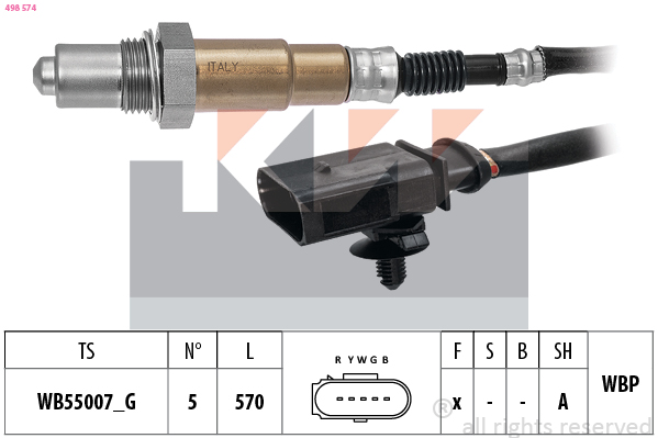 Lambda-sonde KW 498 574