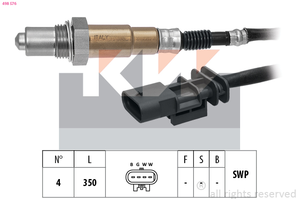 Lambda-sonde KW 498 576