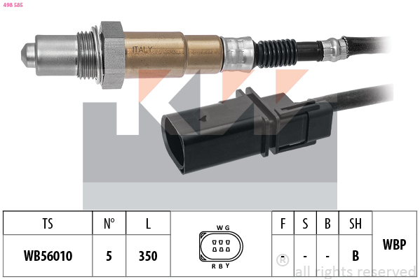 Lambda-sonde KW 498 585