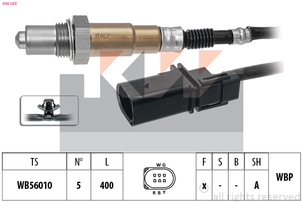 Lambda-sonde KW 498 589