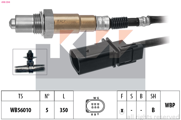 Lambda-sonde KW 498 594