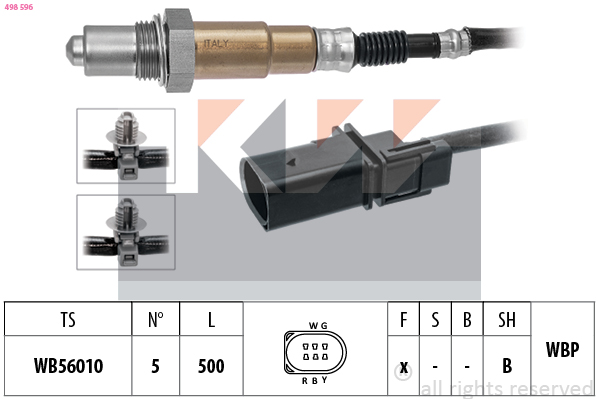 Lambda-sonde KW 498 596