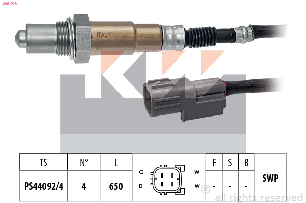 Lambda-sonde KW 498 598