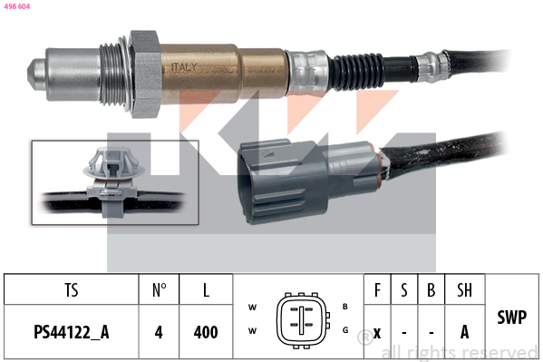 Lambda-sonde KW 498 604