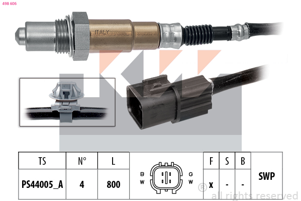 Lambda-sonde KW 498 606