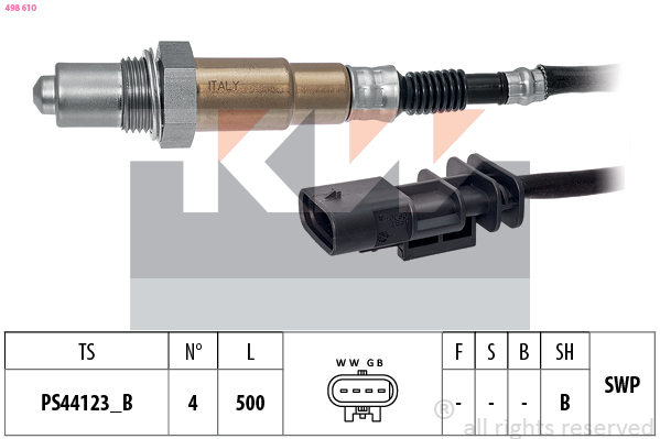 Lambda-sonde KW 498 610