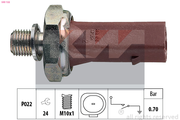 Oliedrukschakelaar KW 500 132