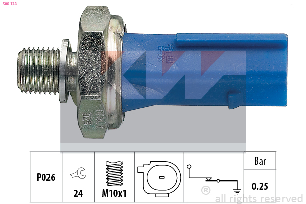 Oliedrukschakelaar KW 500 133