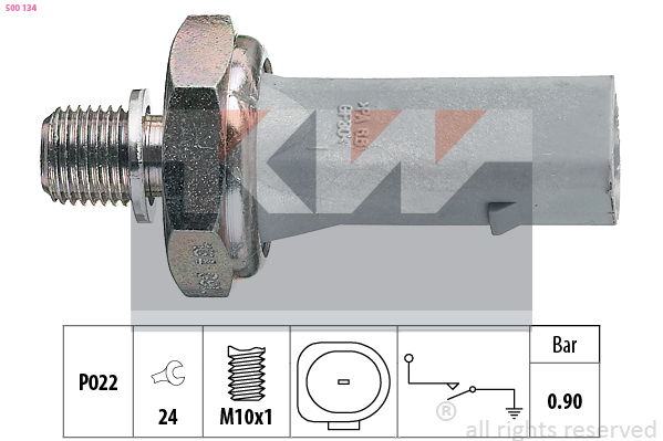 Oliedrukschakelaar KW 500 134