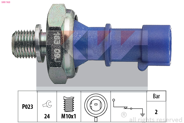 Oliedrukschakelaar KW 500 163