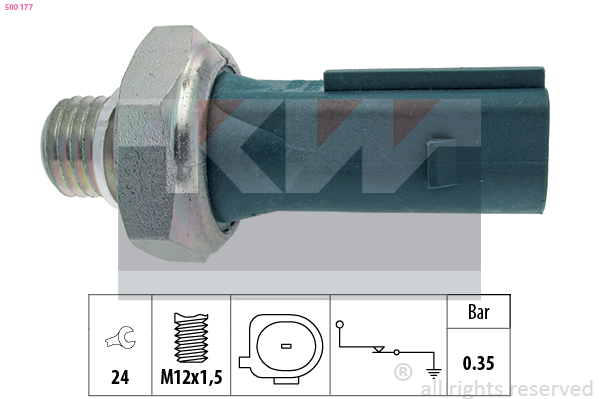 Oliedrukschakelaar KW 500 177