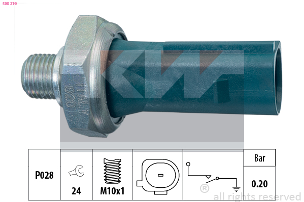 Oliedrukschakelaar KW 500 219